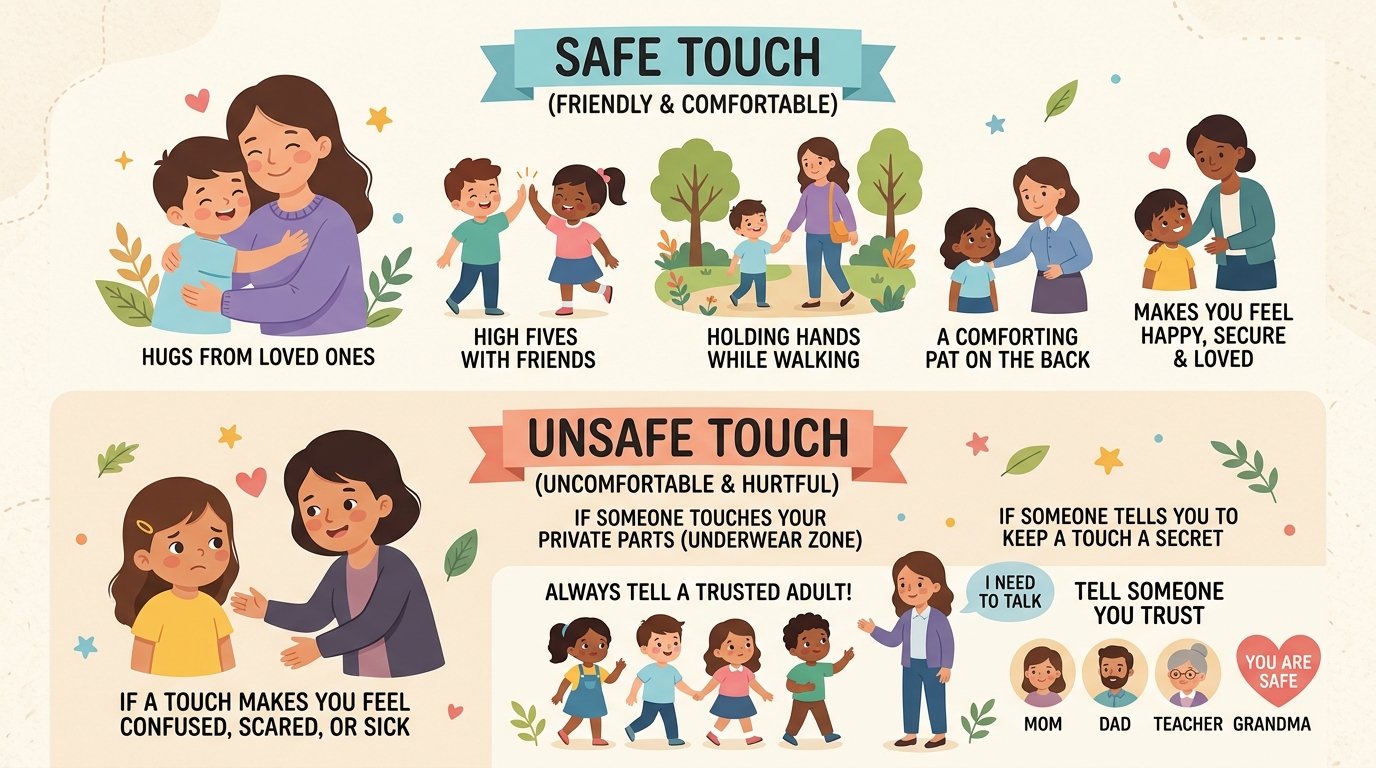 Safe Touch vs Unsafe Touch